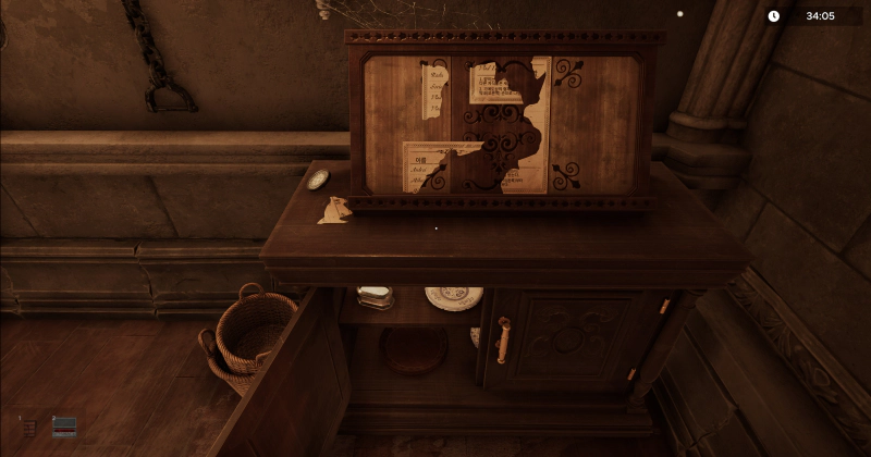 찢어진 종이 캐비닛