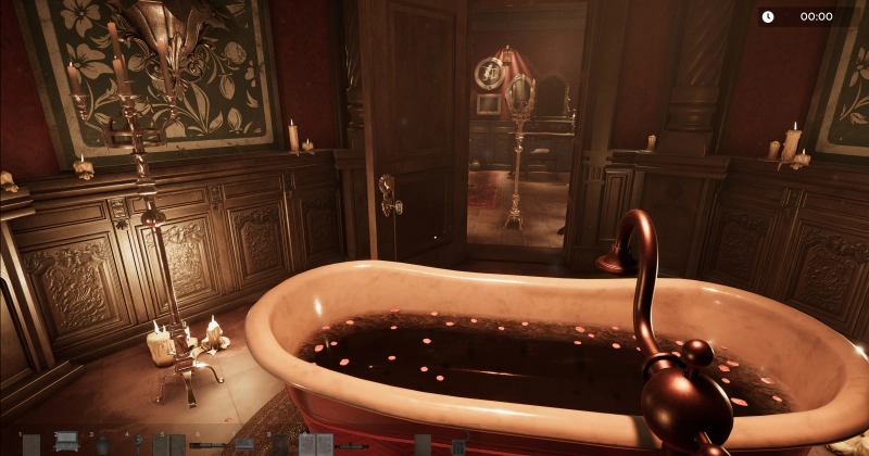 촛대를 끌어서 놓자