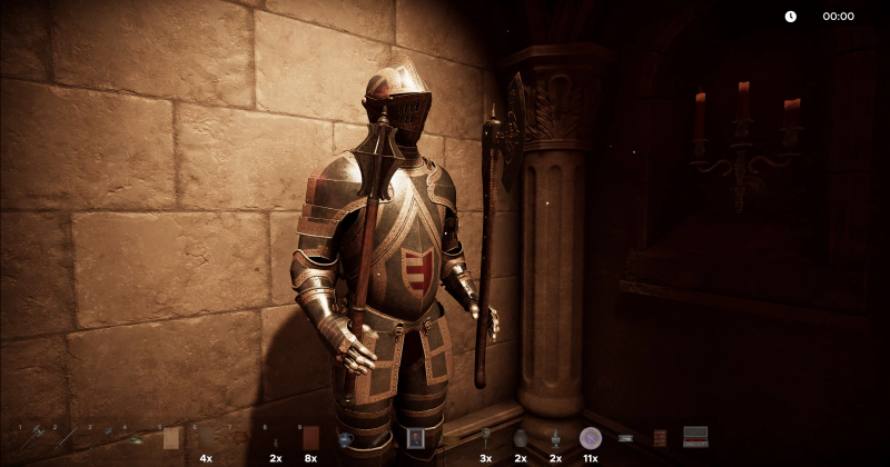 갑옷의 무늬를 잘 체크!