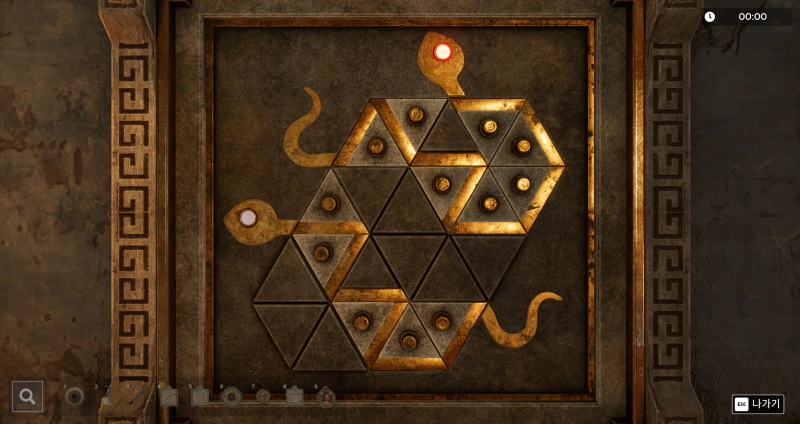 뱀 모양 완성하기