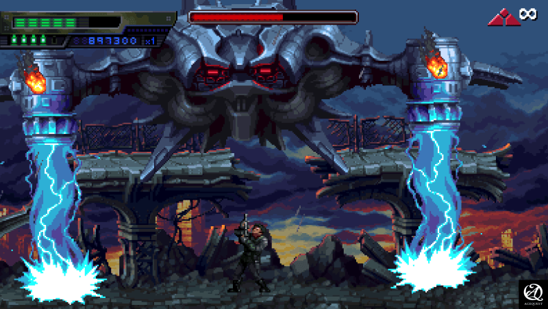 보스 전투도 옛날 감성