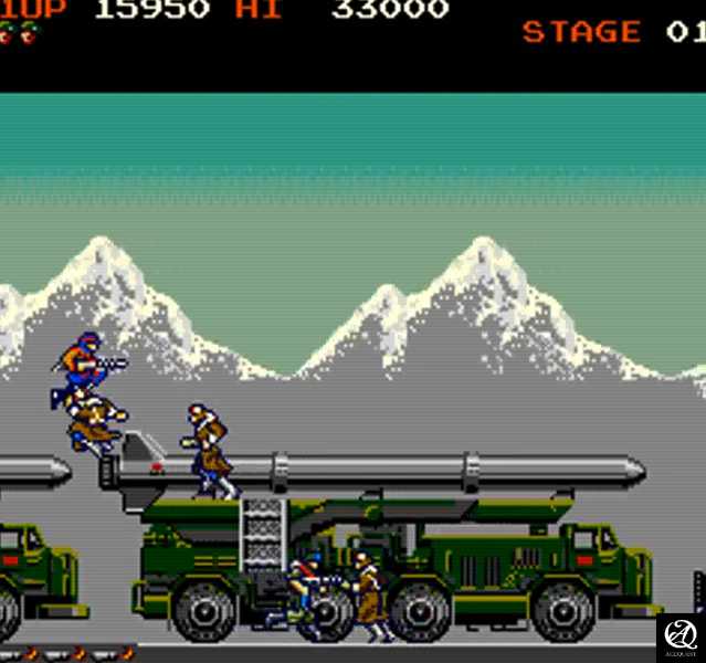 그린베레의 게임플레이 방식