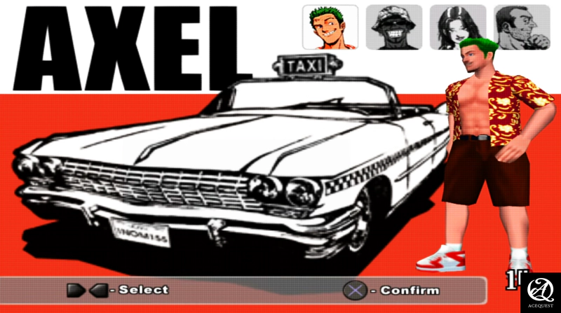 크레이지 택시의 플레이블 캐릭터