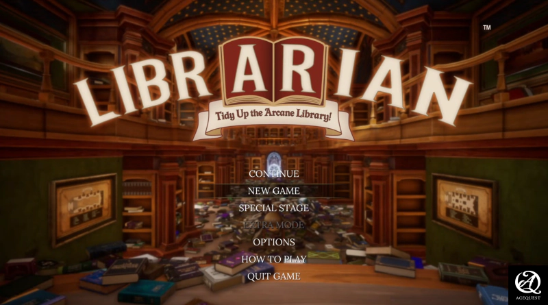 Librarian: Tidy Up the Arcane Library!