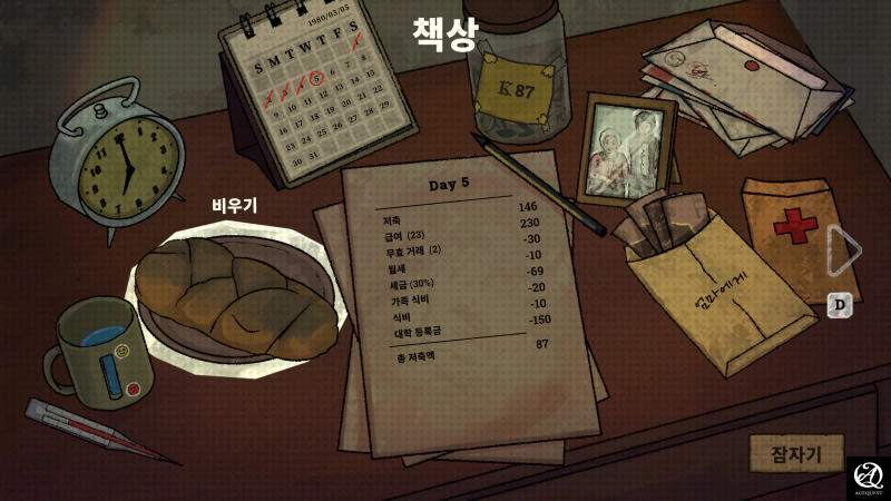 그 시절을 잘 반영한 박봉과 생활고
